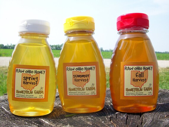 golden door farms 3-pack delightful honey collection, gourmet flavored honey sampler,