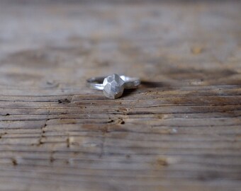 Sterling silver "gemstone" ring