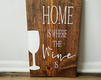 Home is where the wine is|home decor|wine