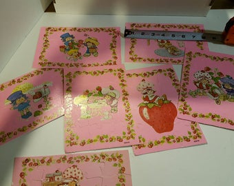 Vintage Strawberry Shortcake puzzles