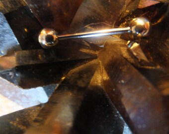 Vintage Surgical Steel Barbell