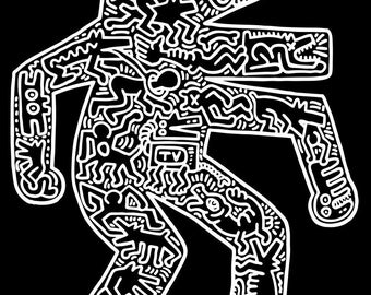 Keith Haring Dog, 1985