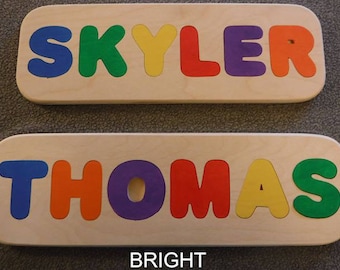 Wooden Name Puzzle - Handmade, name puzzle, custom name puzzle, personalized puzzle, wooden toys, wooden puzzle, wood toy puzzle