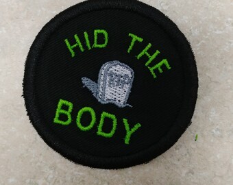HID THE BODY adult merit badge