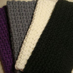 Spa Bath & Beauty Set, Bath and Body, 100% Cotton Washcloths, Mother's Day, Housewarming Purple Grey Black White New Baby Gift New Mom Gift