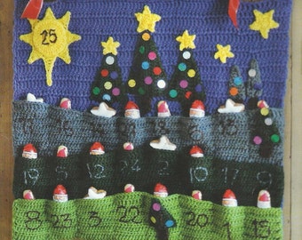 Crochet Advent Calendar PDF Pattern Instant Download
