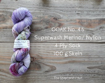Superwash Merino/Nylon 75/25 Sock yarn 100 g OOAK No. 46