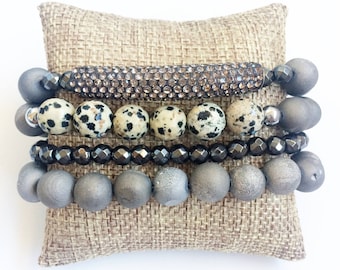 Stretch Beaded Bracelet Set | Stackable Bracelet Set | Beaded Bracelet Set | Bohemian Bracelet Set | Boho Jewelry | Bohemian Jewelry