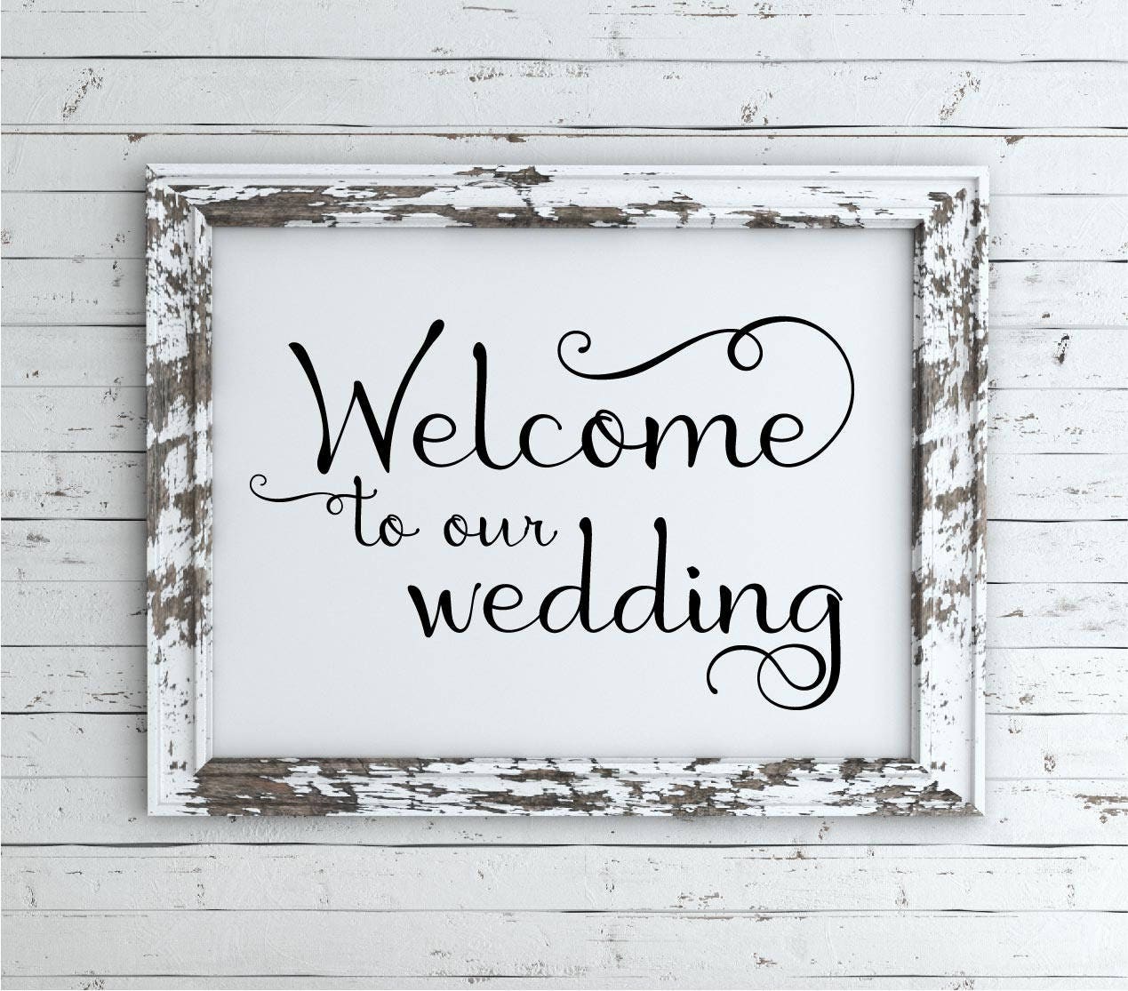 Free Free 326 Welcome To Our Wedding Svg SVG PNG EPS DXF File