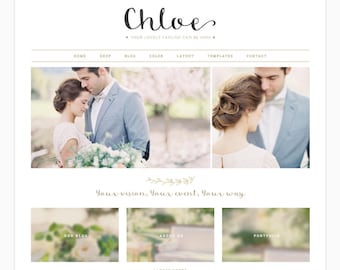 Chloe - Wordpress theme - Photography Theme - Genesis Theme - Blog Theme - WooCommerce Ready