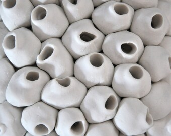 Barnacle - Porcelain Micro Tile Textured 3D Wall Tile Wall Sculpture Installation