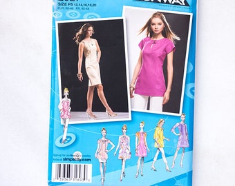 Misses Dress Tunic Uncut Sewing Patterns Simplicity Patterns Project Runway Patterns 2927 P5