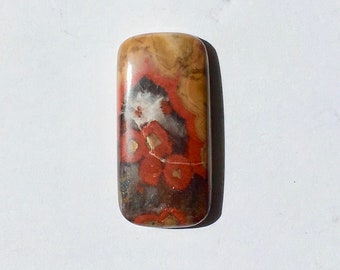 Morgan Hill Poppy Jasper Rectangle Cabochon
