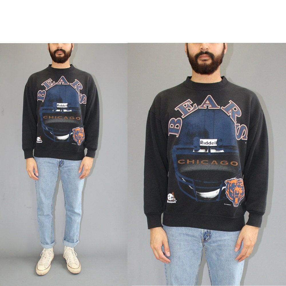 Vintage 90s Chicago Bears Pullover Sweatshirt Bears Football