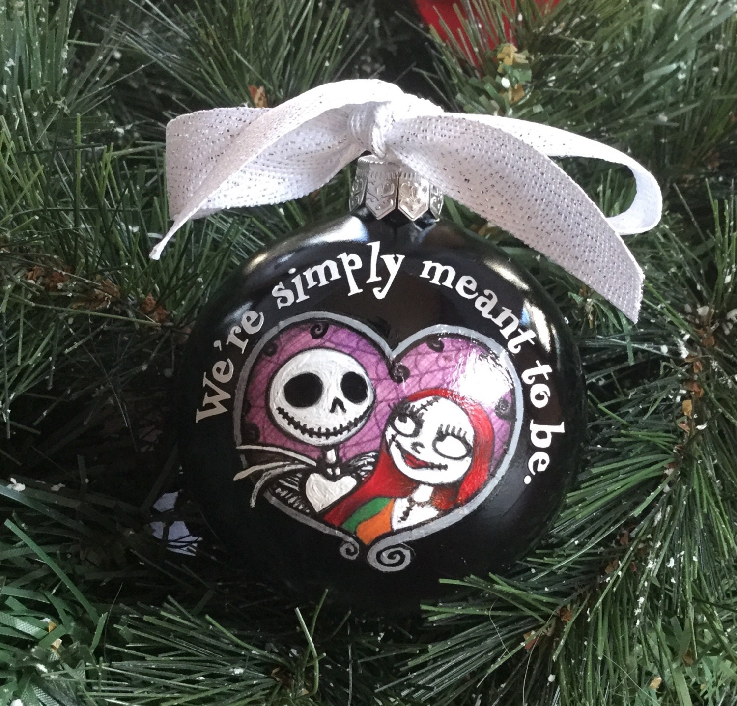 personalized glass wedding ornament wedding gift nightmare personalized glass wedding ornament wedding gift nightmare