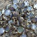 Grey Snaps, Grey Pearl Snap Fasteners, 12 mm Pearl Snaps, Western Snaps