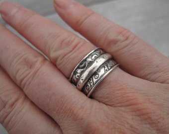 Rustic Sterling Ring - 14