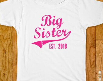 CHOOSE A COLOR Big Sister Iron-On