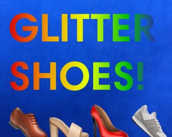 custom glitter shoes