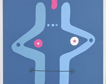 Japanese Screen Print by Tsutomu Toguchi (Framed)