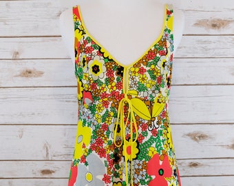 70s Sundress and Robe wrap dress set