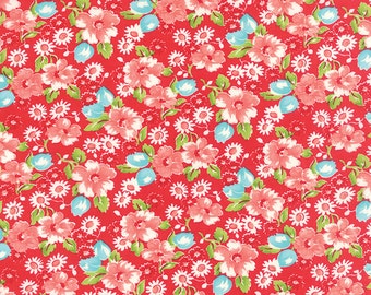 Red Little Ruby Fabric - Moda - Bonnie and Camille - 55130 11