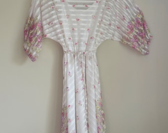 Vintage Sheer Floral Dress