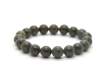 8mm Russian Serpentine Beaded Bracelet
