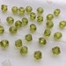Swarovski #5301 Crystal Light Olivine Bicone Faceted Beads 4mm 6mm 8mm