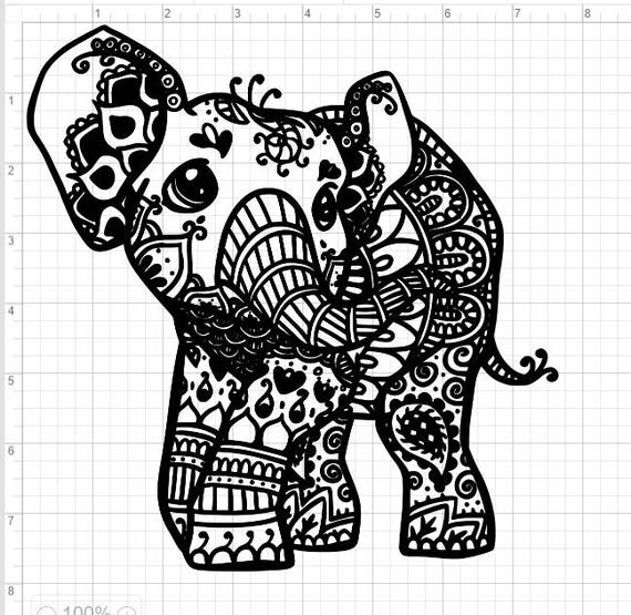Free Free Baby Elephant Svg Cut File 454 SVG PNG EPS DXF File