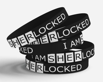 I am SHERlocked jelly bracelet