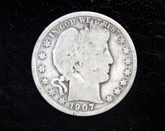 1907-P Barber/Liberty Head Half -#108