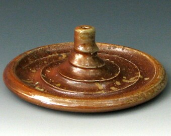 WOODFIRED INCENSE BURNER #5 - Wood Fired Incense Holder - Wood Fired Incense Burner - Ceramic Incense Burner - Wood Fired Pottery