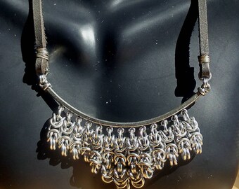 Chevron Byzantine Necklace