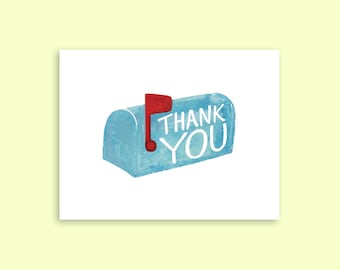 Thank You Mailbox A2 Greeting Card