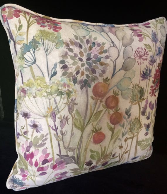 VOYAGE HEDGEROW cushion cover in Multi Colourway, 20" decorative pillow, 20 inches voyage pillow, gift for new home