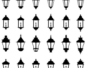 Vintage Victorian Steampunk Gas Street Lamps Vintage Victorian Steampunk Gas Street Lamps