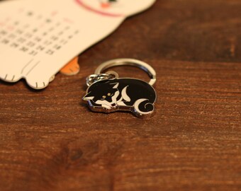 SHIBA INU -sleeping- KeyChain