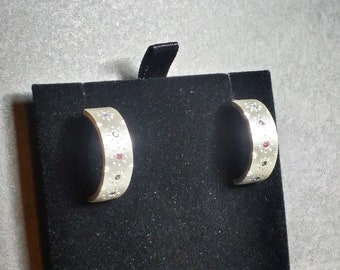 Earrings with Swarovski stones