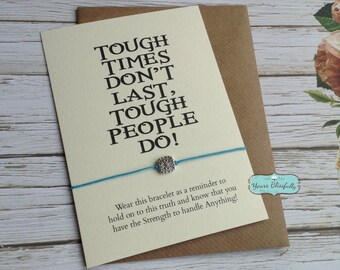 Friendship Bracelet, Tough Times, Square Wish Bracelet, Courage Bracelet,Strength Bracelet, Zen Jewellery, Zen Bracelet, Gift for Support