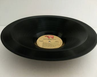 Grease The Movie Smooth Record Bowl Hand Made from Upcycled Vinyl Record