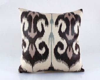Ikat Pillow, Hand Woven Ikat Pillow Cover, Ikat throw pillows, Ikat Pillow, Designer pillows, Decorative pillows, Accent pillows