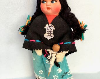 Sweet Vintage Mama with Baby Doll From Chile