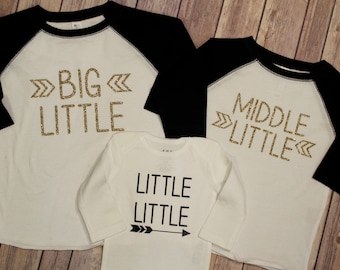 big little middle little little little shirts