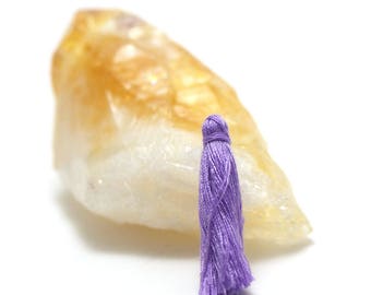 10 25 mm, light purple cotton tassel