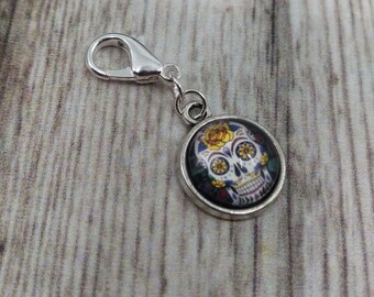 Skull - Progress Keeper / Stitch Marker - Handmade