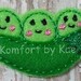 LSS Peas In Pod Felties- (set of 4) UN-CUT