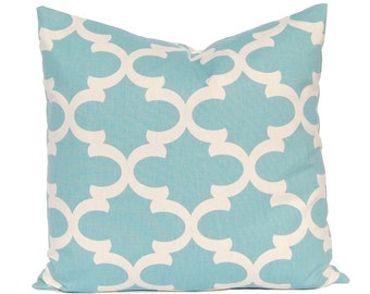 Euro Sham, Village Blue Pillow Covers, Village Blue Fynn, Decorative Pillow Covers, Blue Cushion Covers, Blue Accent Pillows, Throw Pillow