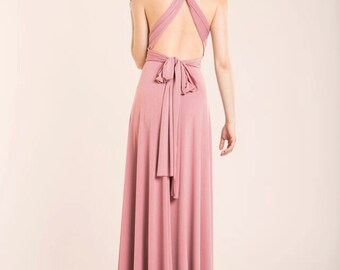 Bridesmaid dress, blush bridesmaid dress, powder pink maxi dress, blush pink bridesmaid dress, long bridesmaid dress, bridesmaids dresses