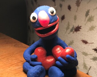 Jewelry, clay character miniatures